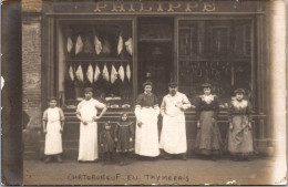 SELECTION  -  CHATEAUNEUF EN THYMERAIS  -  CARTE PHOTO - Boucherie PHILIPPE 18, Grande Rue - Châteauneuf