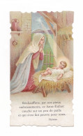 Enfant Jésus Et Vierge Marie, Crèche, Noël, éditeur Non Mentionné - Images Religieuses
