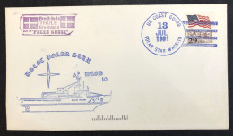 UNITED STATES, Uncirculated Cover « Flags », « US COAST GUARD », « POLAR STAR WAGB-10 », 1991 - Lettres & Documents