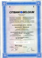 CITIBANK BELGIUM - Banco & Caja De Ahorros