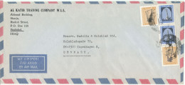 Iraq Air Mail Cover Sent To Denmark Topic Stamps - Irak