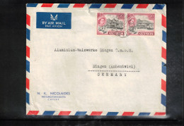 Cyprus 1959 Interesting Airmail Letter - Briefe U. Dokumente