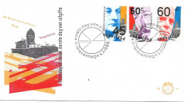 NETHERLANDS. FDC. POLITICIANS. SAVORNIN LOHMAN, TROELSTRA AND OUD. 1980 - FDC