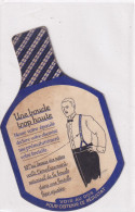 TRIPLEZ LA DURÉE DE VOS BRETELLES  - MODE - NOEUD PAPILLON - MONOCLE - MARQUE-PAGE ANCIEN - Bookmarks