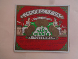 59 - Nord - Lille - Chromo Publicitaire 2 Volets - Mini Calendrier 1906 - Chicorée - " La Sans Rivale " A.Haquet - 3 Sca - Lille