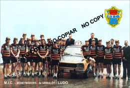 PHOTO CYCLISME REENFORCE GRAND QUALITÉ ( NO CARTE ) GROUPE TEAM MIC - LUDO 1974 - Cyclisme