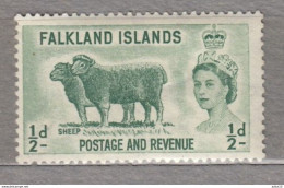 FALKLAND ISLANDS 1957 QEII Fauna Sheeps MLH(**) Mi117 #Fauna979 - Falklandinseln