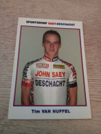 Cyclisme Cycling Ciclismo Ciclista Wielrennen Radfahren Cyclocross VAN HUFFEL TIM (Sportgroep Saey-Deschacht 2004) - Radsport
