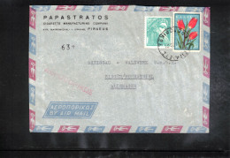 Greece 1959 Interesting Airmail Letter - Briefe U. Dokumente