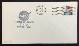 UNITED STATES, Uncirculated Cover « SPACE », « NASA », « Flight Research Center », « Flags », 1974 - United States