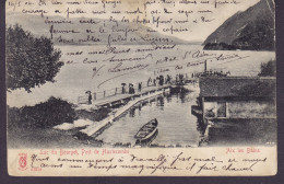 France CPA Lac De Bourget Port De Hautecombe Aix Les Bains AIX LES BAINS Savoie 1906 Denmark (2 Scans) - Aix Les Bains