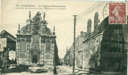 Cambrai 1925; Le Grand Séminaire (Carrefour Des Rues Du Grand Séminaire Et De Noyon) - Voyagé. - Cambrai