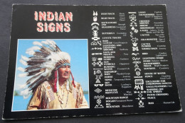 Indian Signs And Symbols Of The American Indian - NMN, MN - Indiens D'Amérique Du Nord