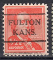 KS-246; USA Precancel/Vorausentwertung/Preo; FULTON (KS), Type 716 - Voorafgestempeld