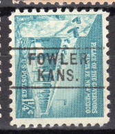 KS-235; USA Precancel/Vorausentwertung/Preo; FOWLER (KS), Type 745 - Voorafgestempeld