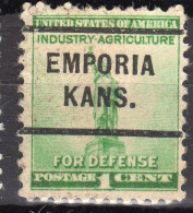 KS-218; USA Precancel/Vorausentwertung/Preo; EMPORIA (KS), Type 255 - Préoblitérés