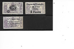 Espagne YT N°608 à 610 Neuf Sur Charnière Cote 35€ Net 10€ - Unused Stamps