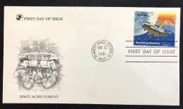 UNITED STATES, Uncirculated FDC « SPACE », « Space Achievement », 1981 - USA