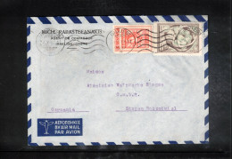 Greece 1953 Interesting Airmail Letter - Lettres & Documents