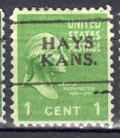 KS-287; USA Precancel/Vorausentwertung/Preo; HAYS (KS), Type 701 - Precancels