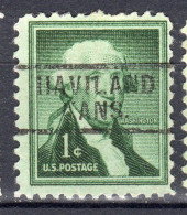 KS-286; USA Precancel/Vorausentwertung/Preo; HAVILAND (KS), Type 729 - Vorausentwertungen