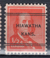 KS-294; USA Precancel/Vorausentwertung/Preo; HIAWATHA (KS), Type 247 - Precancels