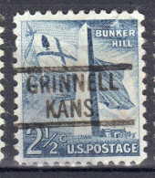 KS-276; USA Precancel/Vorausentwertung/Preo; GRINNELL (KS), Type 819 - Preobliterati
