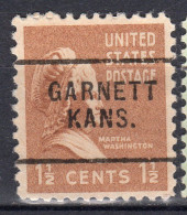 KS-254; USA Precancel/Vorausentwertung/Preo; GARNETT (KS), Type 703 - Preobliterati