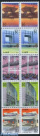 Japan 1997 Tokyo 2x5v Booklet Pane, Mint NH, Transport - Automobiles - Art - Bridges And Tunnels - Unused Stamps
