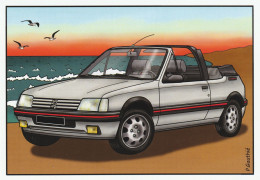 CPM - ILLUSTRATEUR - Pierre Gauthié -  AUTOMOBILE - Peugeot 205 CTI 1991 - Autres & Non Classés