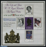 Guinea, Republic 1999 Queen Mother 4v M/s, Mint NH, History - Kings & Queens (Royalty) - Familles Royales