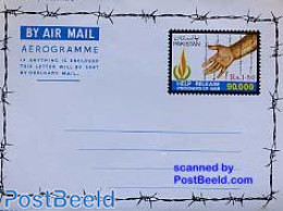 Pakistan 1973 Aerogramme 1.50, Human Rights, Unused Postal Stationary, History - Human Rights - Pakistan