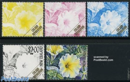 New Zealand 2001 Garden Flowers Colour Separation 4v+final Stamp, Mint NH - Nuovi