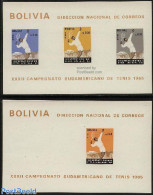 Bolivia 1968 Tennis Games 2 S/s, Mint NH, Sport - Sport (other And Mixed) - Tennis - Tennis
