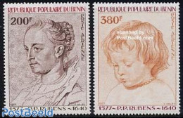 Benin 1977 Rubens 2v, Mint NH, Art - Paintings - Rubens - Ongebruikt
