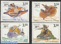 Macao 1992 Mythology 4v, Mint NH, Art - Fairytales - Unused Stamps