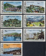 Albania 1975 City Views 7v, Mint NH, Transport - Various - Automobiles - Ships And Boats - Tourism - Cars
