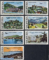 Albania 1975 City Views 7v, Mint NH, Transport - Various - Automobiles - Ships And Boats - Tourism - Autos