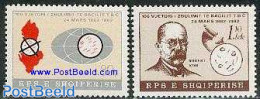 Albania 1982 Robert Koch 2v, Mint NH, Health - History - Health - Nobel Prize Winners - Prix Nobel
