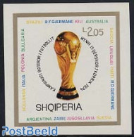 Albania 1974 World Cup Football S/s Imperforated, Mint NH, Sport - Football - Albania