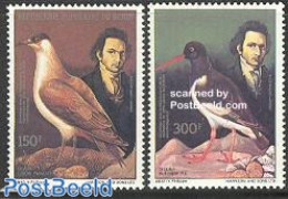 Benin 1985 J.J. Audubon 2v, Mint NH, Nature - Birds - Unused Stamps