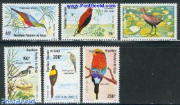 Congo Republic 1980 Birds 6v, Mint NH, Nature - Birds - Other & Unclassified