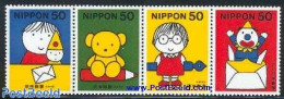 Japan 1999 Dick Bruna 4v [:::], Mint NH, Various - Teddy Bears - Art - Children's Books Illustrations - Dick Bruna - Ungebraucht
