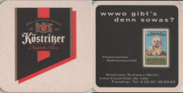 5005491 Bierdeckel Quadratisch - Köstritzer - Sous-bocks