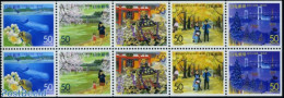 Japan 2000 Tokyo 2x5v [++++] From Booklet, Mint NH - Ungebraucht