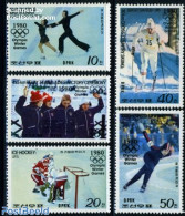 Korea, North 1979 Olympic Winter Games 5v, Mint NH, Sport - Ice Hockey - Olympic Winter Games - Skating - Skiing - Hockey (Ice)