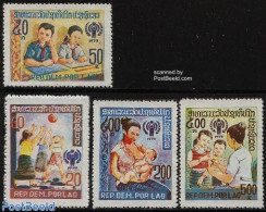 Laos 1979 Year Of The Child 4v, Mint NH, Health - Science - Various - Health - Education - Toys & Children's Games - Y.. - Laos