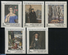 Czechoslovkia 1985 Paintings 5v, Mint NH, Art - Paintings - Altri & Non Classificati