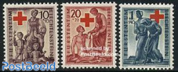 Liechtenstein 1945 Red Cross 3v, Mint NH, Health - Red Cross - Neufs