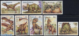 Antigua & Barbuda 1992 Prehistoric Animals 8v, Mint NH, Nature - Prehistoric Animals - Vor- U. Frühgeschichte